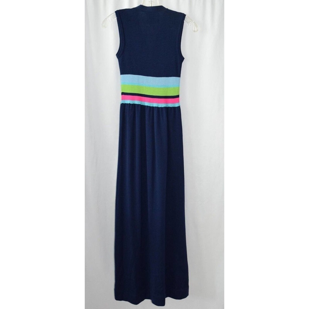 Vintage‎ Aristo Kat Knit Maxi Dress Button Front Pencil Wool Acrylic Hong Kong - Picture 12 of 12